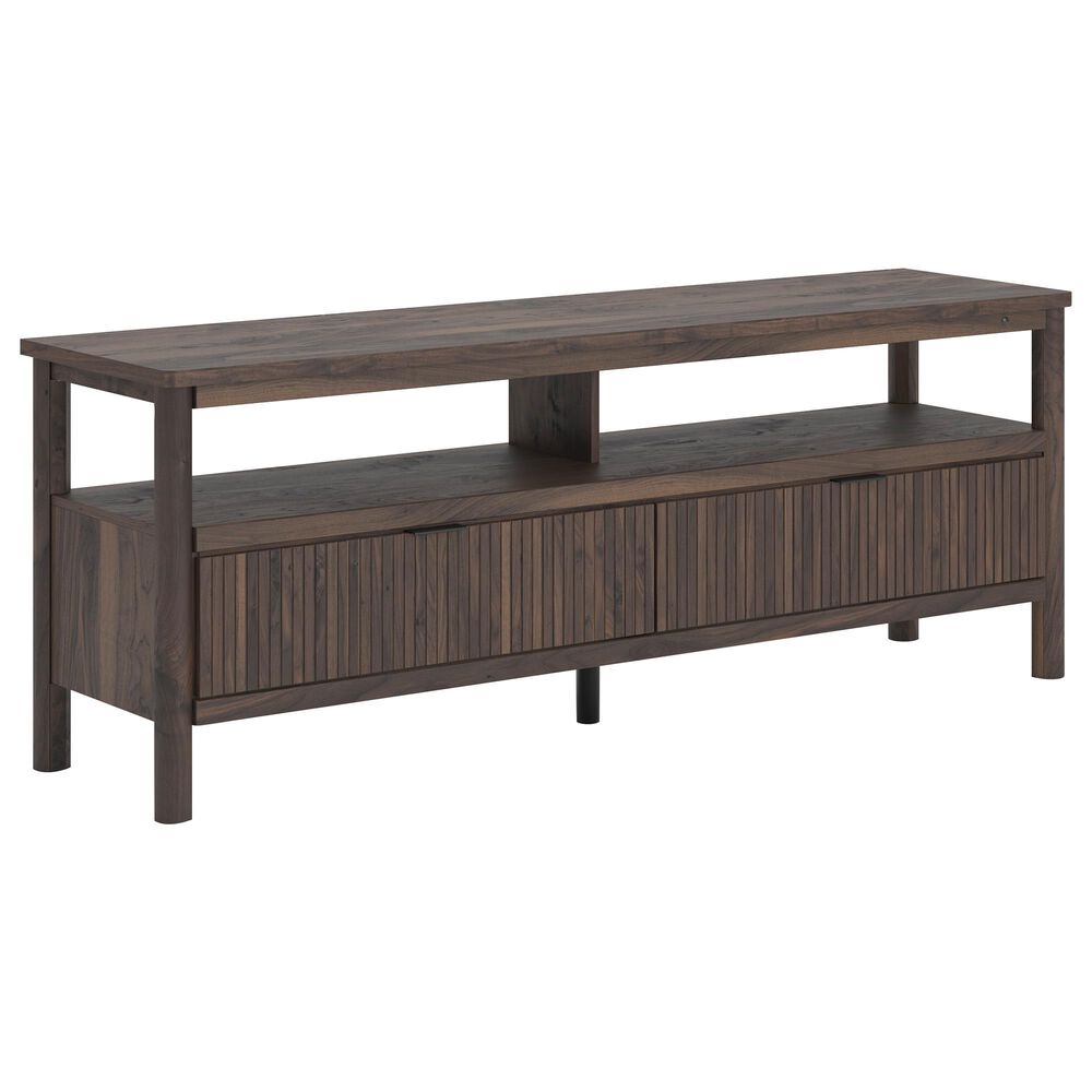 Ashley Cadmori 72" Extra Large TV Stand in Rich Brown, , large