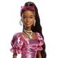 Barbie Deluxe Style - Metallic Outfit Doll No. 6 in Coral Pink, Black and Silver, , large