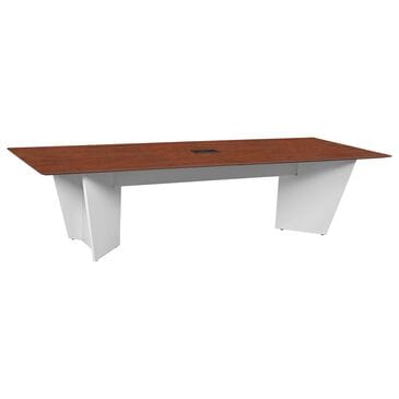 Regency Global Sourcing Array 120" Conference Table in White and Cherry, , large