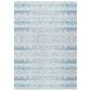 Dalyn Rug Company Seabreeze Chevron 6" x 9" Denim Area Rug, , large