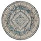 Safavieh Aria ARA106E 6"6" Round Beige and Blue Area Rug, , large