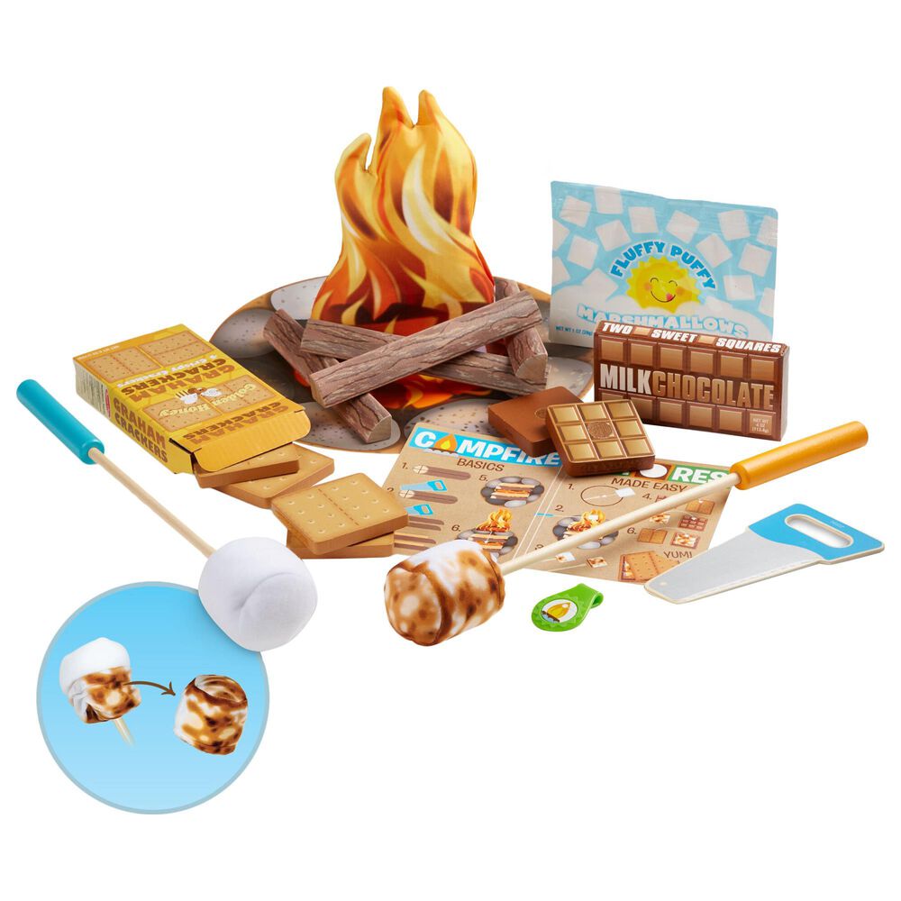 Melissa & Doug Let"s Explore Campfire S"mores Play Set, , large