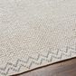 Surya Reika REK-2307 2" x 3" Light Gray, Charcoal and White Area Rug, , large