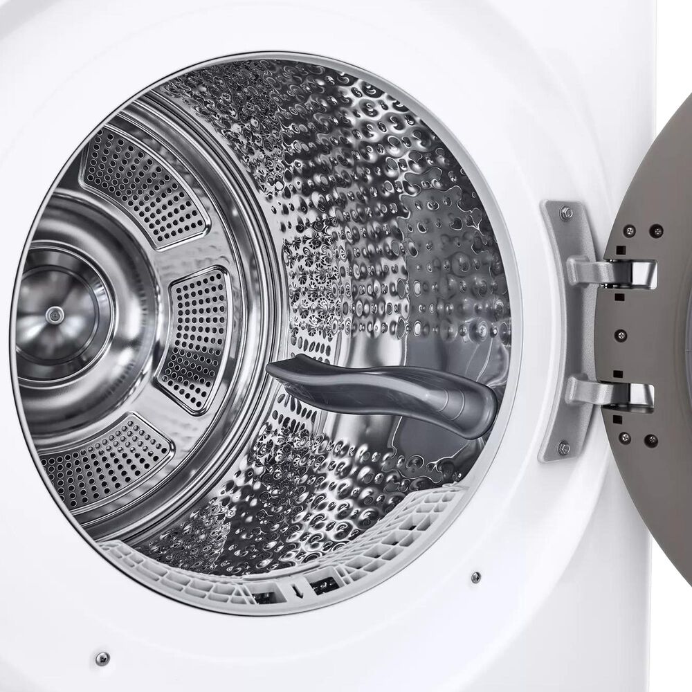 LG 7.8 Cu. Ft. Mega Capacity Smart Front Load Dryer with Dual Inverter Heat Pump in White, , large