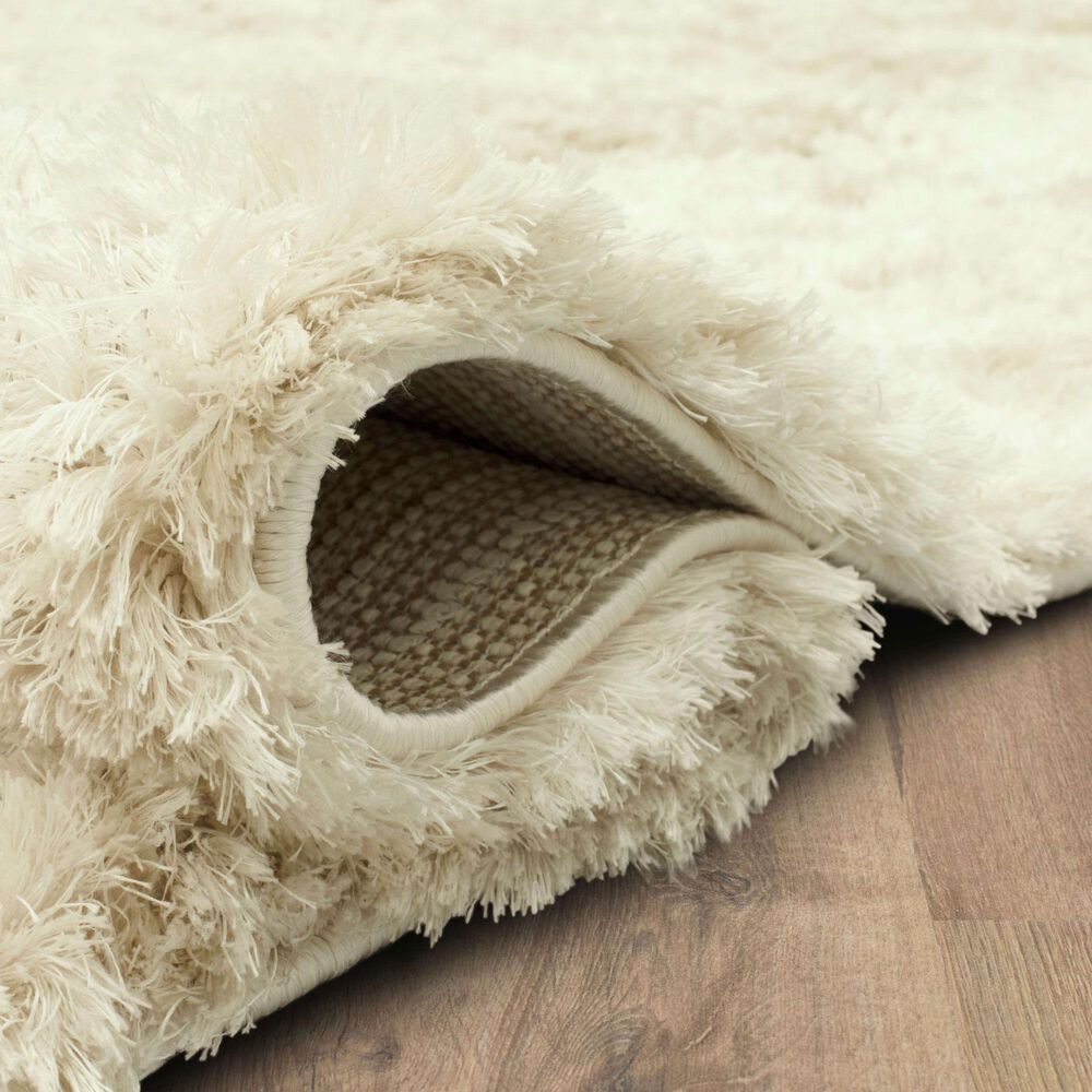 Karastan Billow Shag 5&#39;3&quot; x 8&#39; Ivory Area Rug, , large