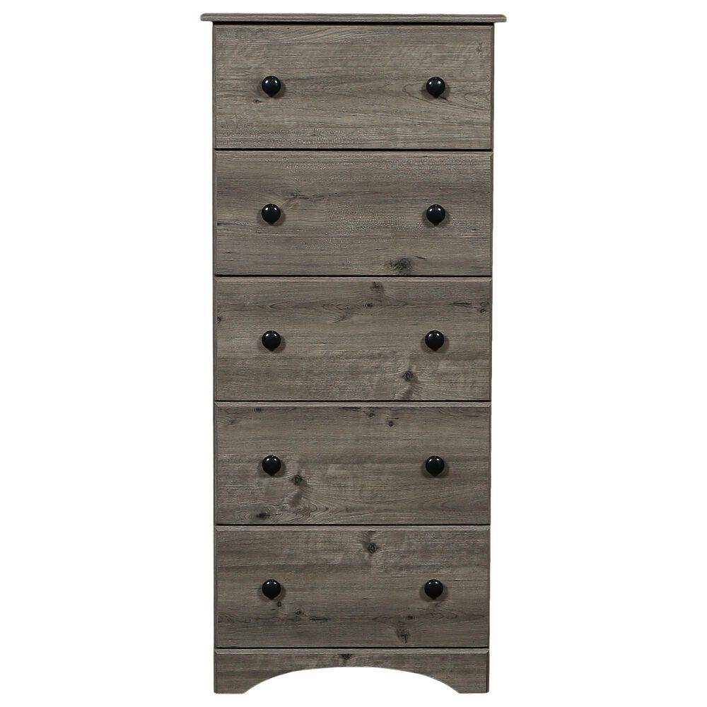 Lemoore 5 Drawer Quality Chest in Weathered Grey Ash, , large