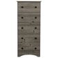 Lemoore 5 Drawer Quality Chest in Weathered Grey Ash, , large