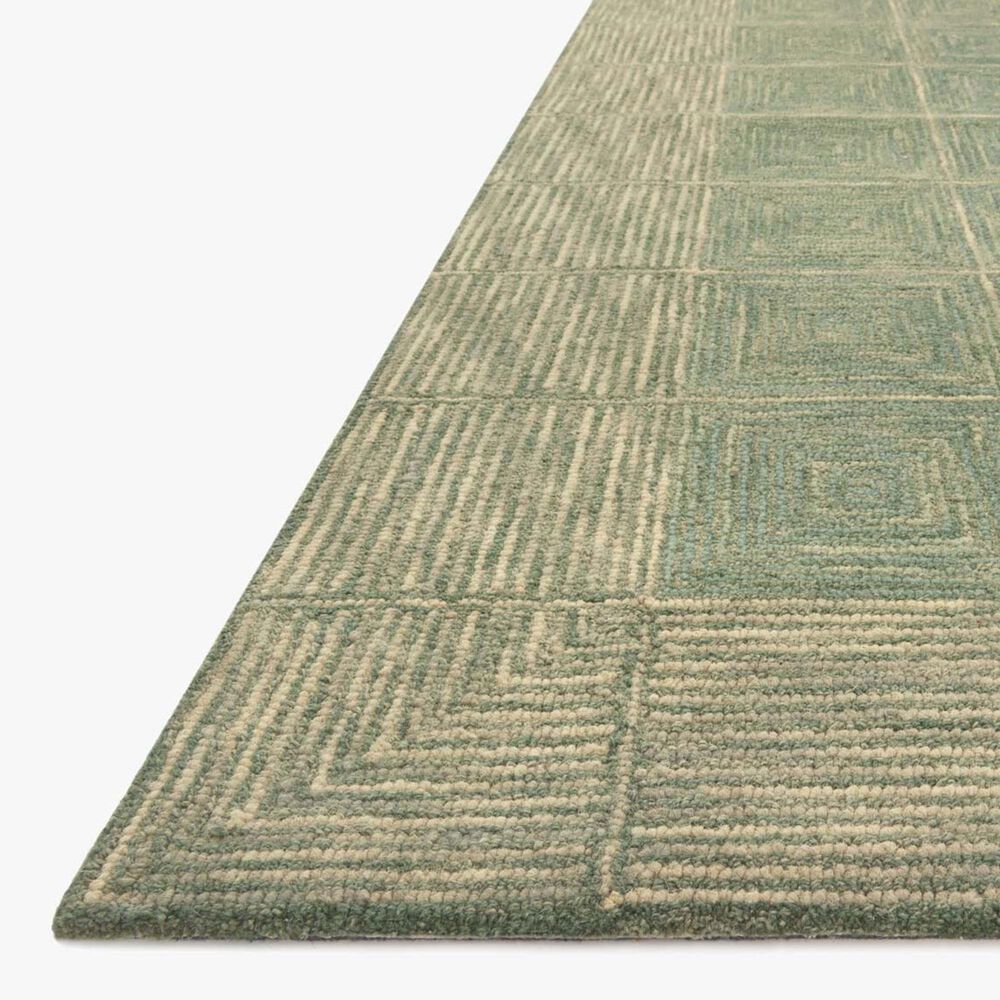 Chris Loves Julia x Loloi Francis 2&#39;6&quot; x 7&#39;6&quot; Green and Natural Runner, , large