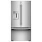 KitchenAid 24 Cu. Ft. Counter-Depth French Door Smart Refrigerator with External Water Dispenser in PrintShield Stainless Steel, , large