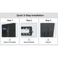 ErgoAV Medium Tilt Mount for 32"- 65" TVs in Black, , large