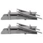 Hearth and Haven Outdoor Folding Adirondack Chair in Gray (Set of 2), , large