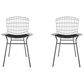 Dayton Madeline 2-Piece Chair with Seat Cushion Set in Charcoal Grey/Black, , large