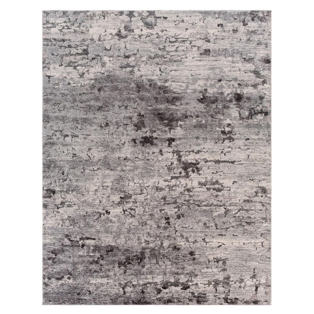 Surya Tuscany TUS-2310 Gray, Charcoal, Black and Ivory 8&#39;10&quot; x 12&#39;2&quot; Area Rug, , large