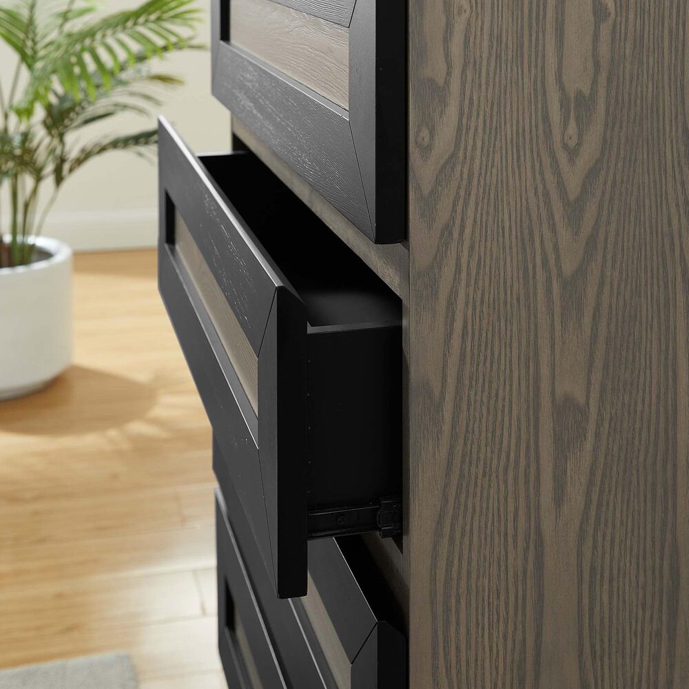 Modway Merritt 5-Drawer Chest in Oak, , large
