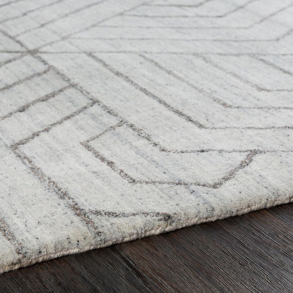 Surya Hightower 2&#39; x 3&#39; Charcoal and Brown Area Rug, , large