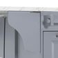 HOMLUX 51" Kitchen Island with Tilt Trash Can Cabinet in Grey, , large
