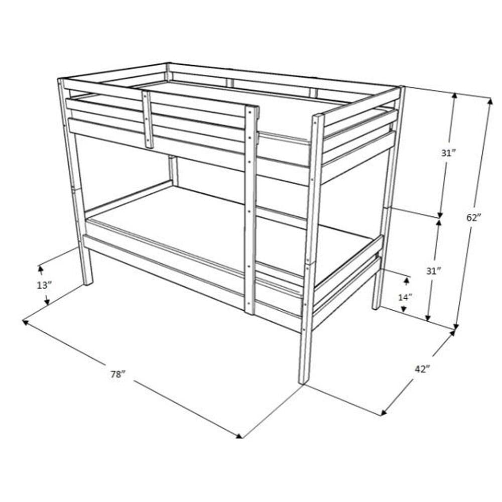 Kodiak Furniture Twin/Twin Bunkbed, , large