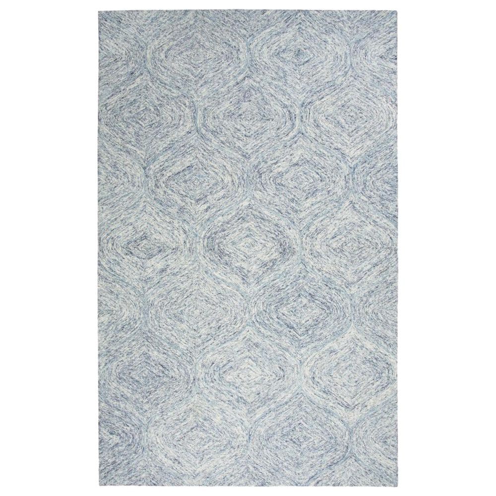 RIZZY Brindleton 9" x 12" Blue Area Rug, , large