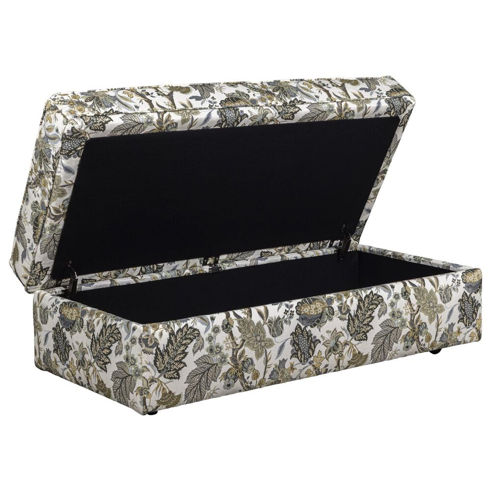 Bassett Hollis Storage Ottoman in Khaki, , large