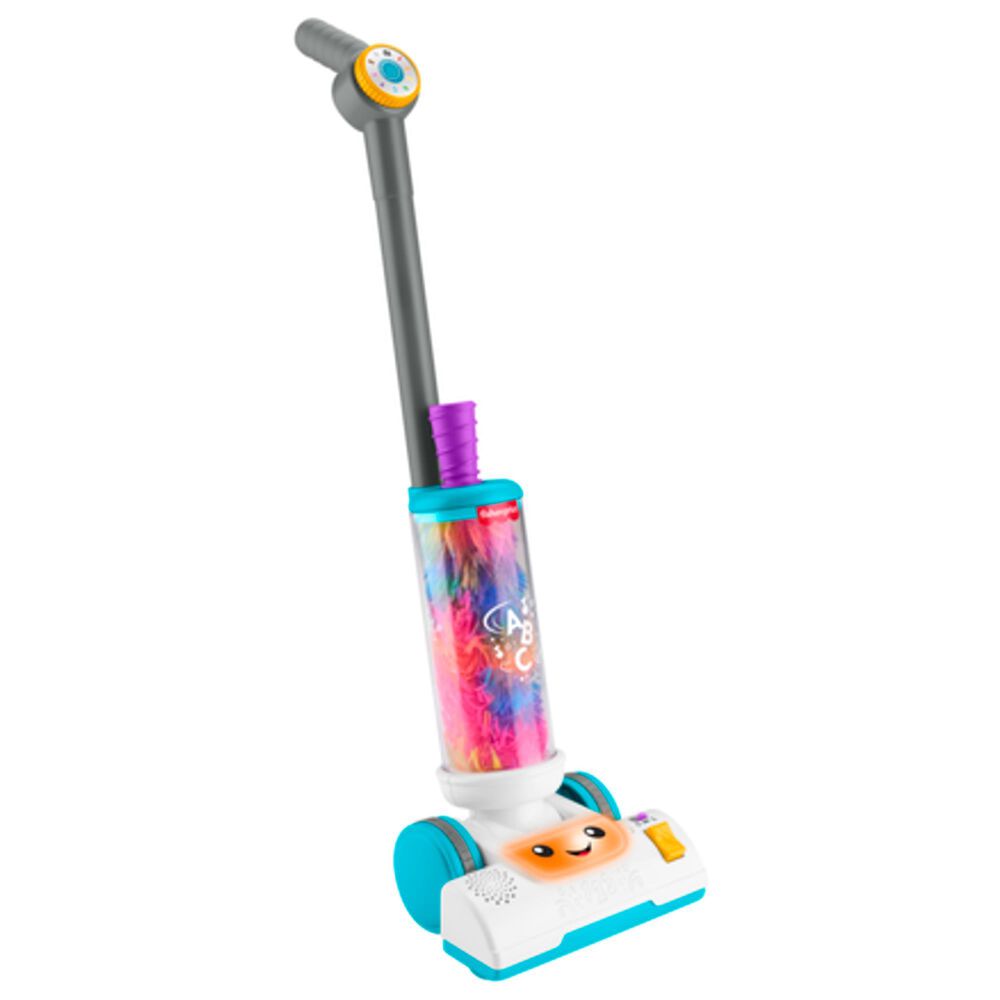 Fisher Price Laugh and Learn 2-In-1 Vacuum Toddler Electronic Learning Toy, , large