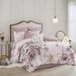 Hampton Park Cassandra 8-Piece Queen Cotton Printed Comforter Set in Blush, , large