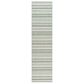 Surya Eagean EAG-2422 Grass Green, Ivory, Dark Green and Seafoam 2"7" x 10" Indoor/Outdoor Runner, , large