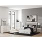 Ashley Zuraleus 4-Piece Queen Upholstered Storage Bedroom Set in Matte White, , large
