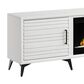 Endress International Malibu 95" Fireplace TV Stand in White, , large