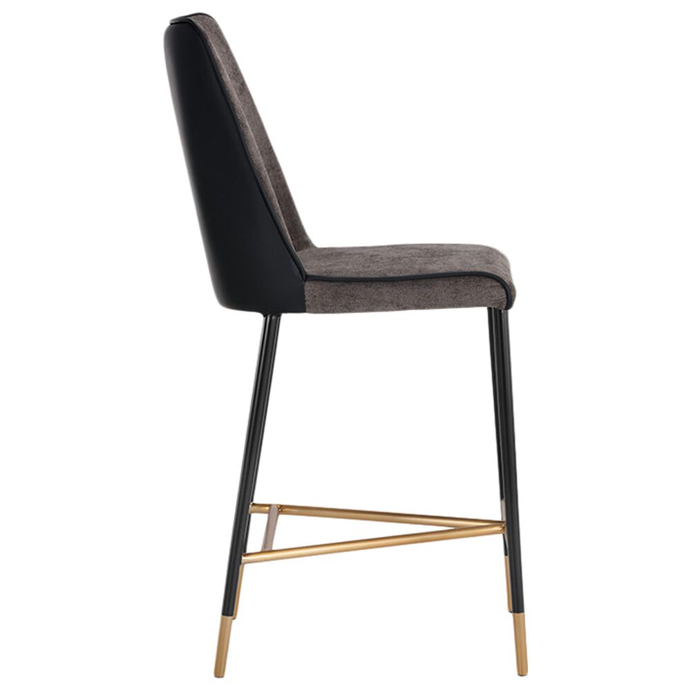 37B Klaus Counter Stool in Black and Copper, , large