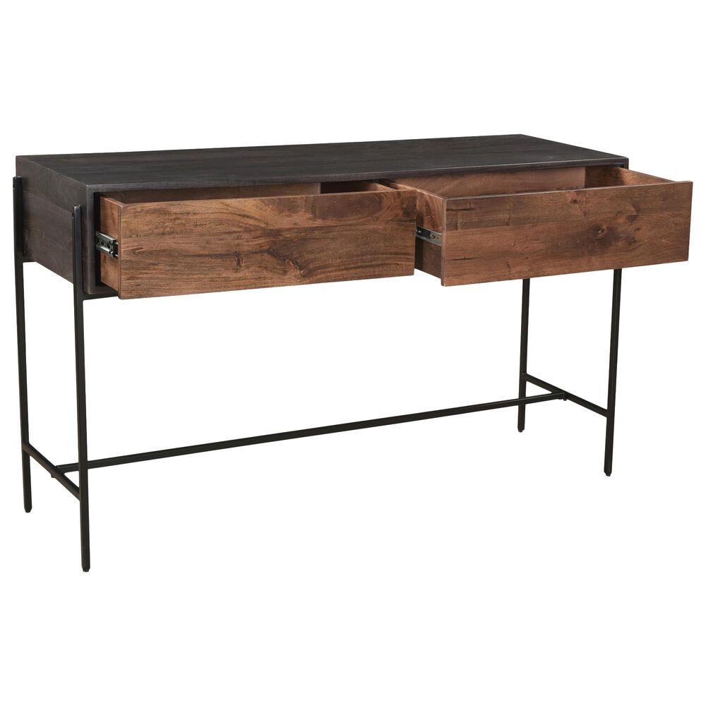 Moe&#39;s Home Collection Tobin Console Table in Brown and Black, , large