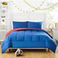 Peking Handicraft Peyton 2-Piece Twin/Twin XL Comforter Set in Blue and Red, , large
