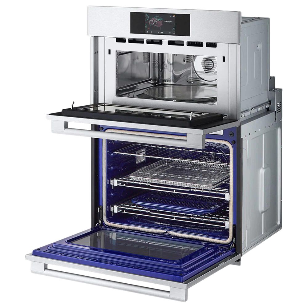 LG Studio 30&quot; Combination Double Electric Wall Oven with Convection in Stainless Steel, , large