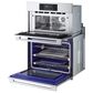 LG Studio 30" Combination Double Electric Wall Oven with Convection in Stainless Steel, , large