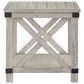 Ashley Carynhurst Rectangular End Table in Whitewash, , large