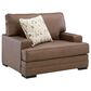 Ashley VillaCourt Chair and a Half with Ottoman in Caramel, , large