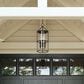 Troy Lighting Burbank 4-Light Exterior Pendant in Texture Black, , large