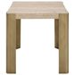 Uttermost Caress End Table in Honey Beige and Antique Brass, , large