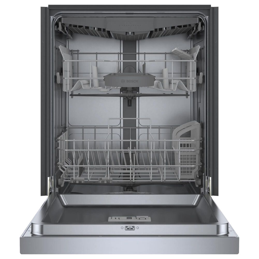 Bosch 300 Series 24&quot; Built-In Recessed Handle Dishwasher in Stainless Steel, , large