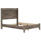 Ashley Elbrim 4-Piece Full Panel Bedroom Set in Weathered Brown, , large