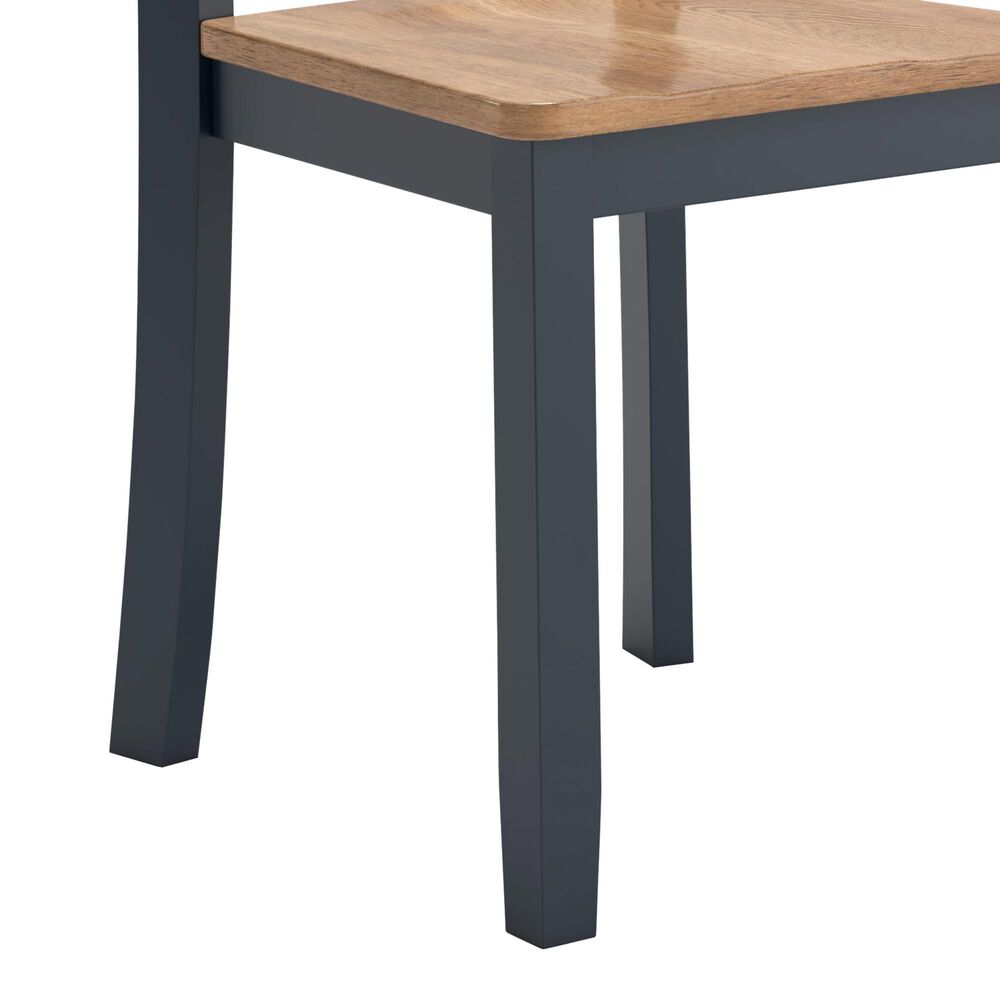 Ashley Gesthaven Side Chair in Light Natural and Dark Slate Blue, , large