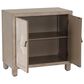 Linon Home Decor Jindran 2-Door Cabinet in Grey and Off White, , large