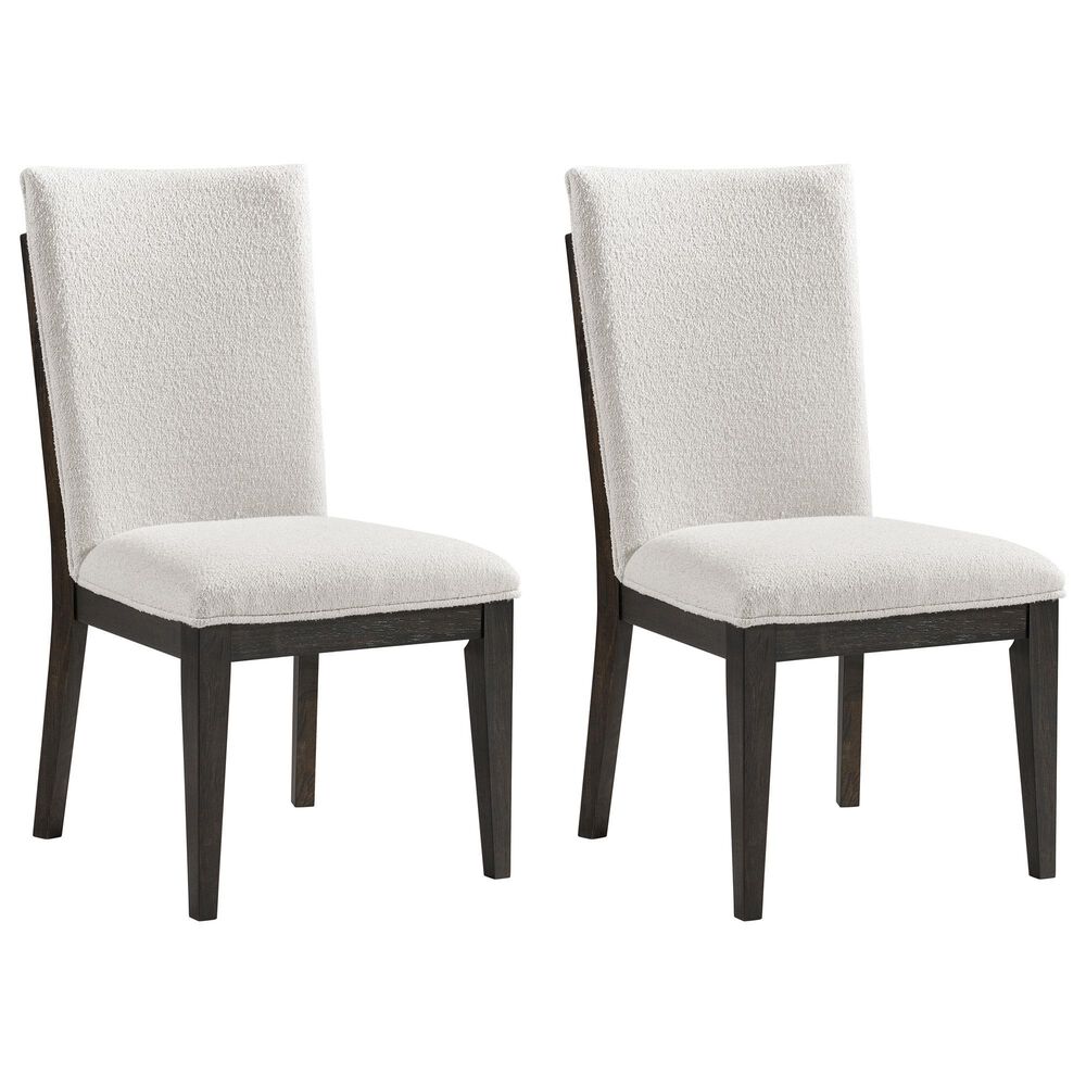 Emerald Home Furnishings Sutton Place Side Chair in Cocoa (Set of 2), , large