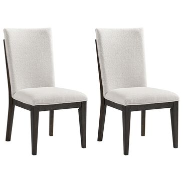 Emerald Home Furnishings Sutton Place Side Chair in Cocoa (Set of 2), , large