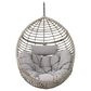 Noble House Layla Hanging Chair in Gray, , large