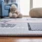 Safavieh Kids Playhouse 4"4" x 6" Grey and Pink Rug, , large