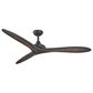 Minka-Aire Vapor 60" Indoor/Outdoor Ceiling Fan with Toned Koa Blades in Coal, , large