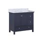 Aurafina Cunningham 36" Vanity with Top and Sink in Harbor Blue, , large
