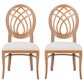 Linon Home Decor Dara Side Chair in Light Brown (Set of 2), , large