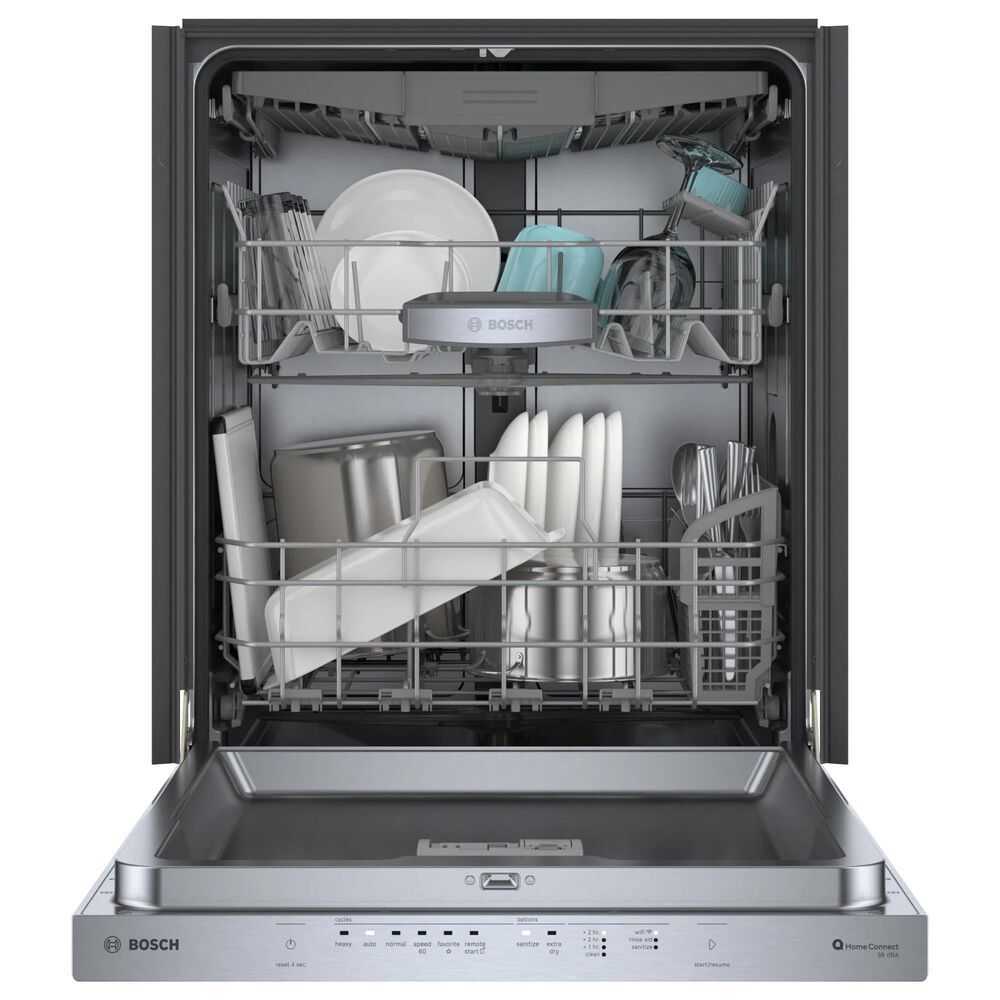 Bosch 500 Series 24&quot; Smart Built-In Dishwasher with 3rd Rack in Stainless Steel, , large