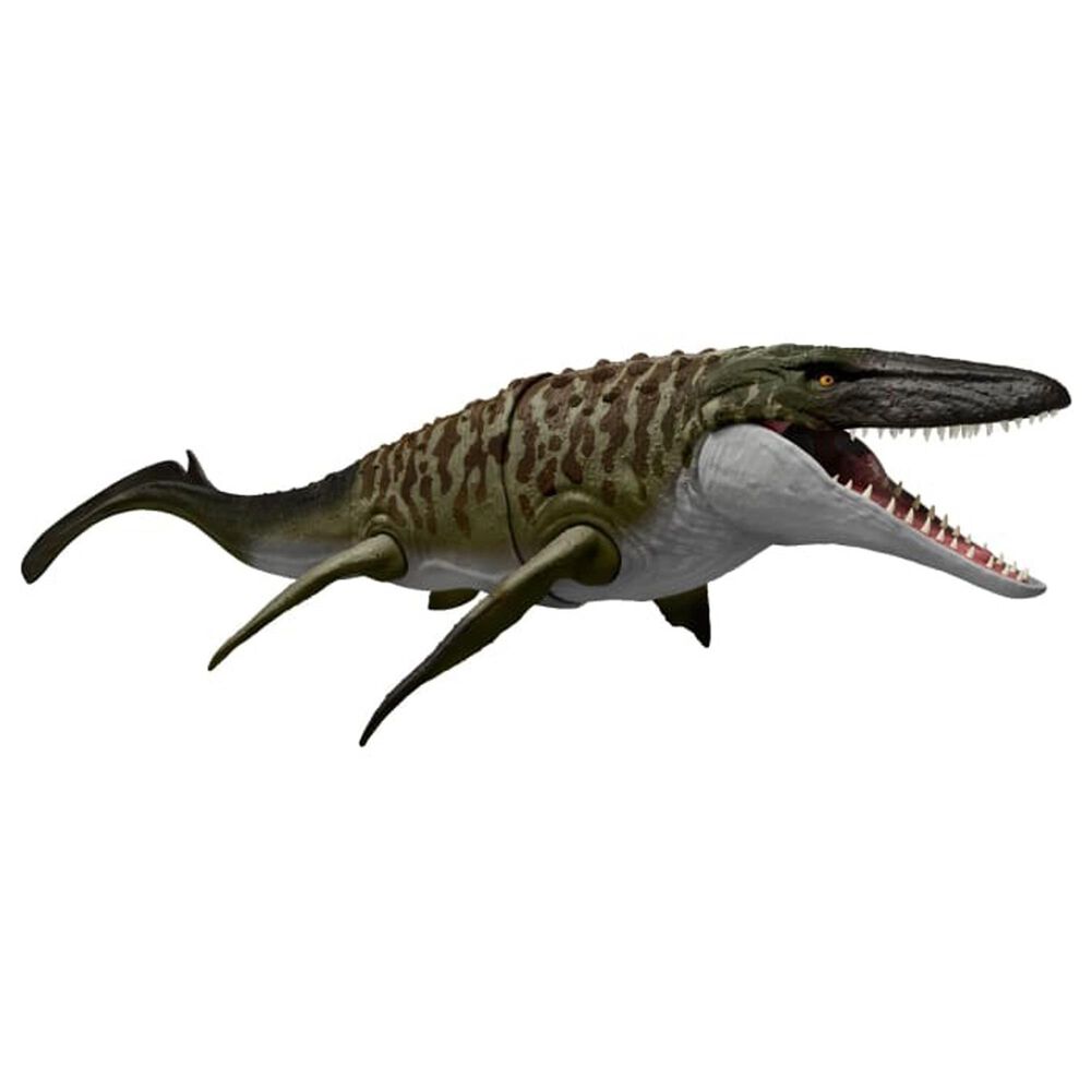 Mattel Jurassic World Rebirth Bite N Blast Mosasaurus Action Figure, , large